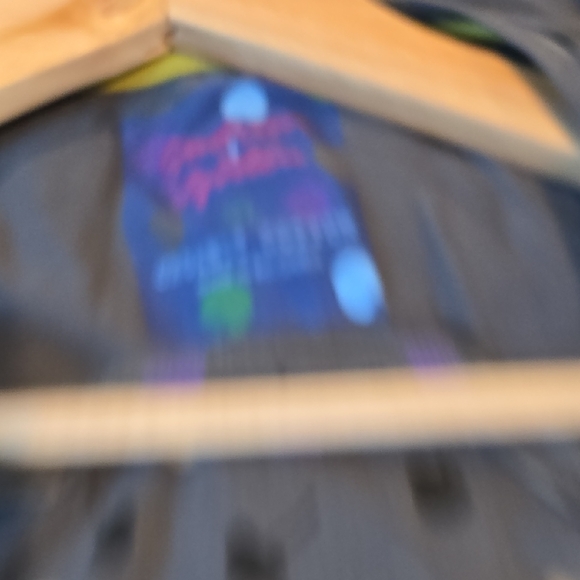 Gray Cherry Print Women's Top - Picture 5 of 5